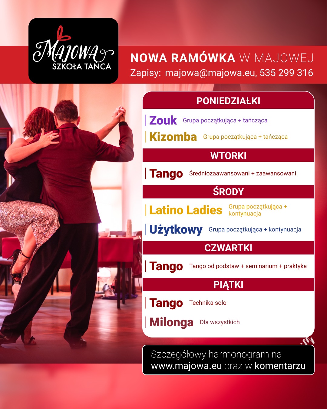 Nowa ramówka Majowej